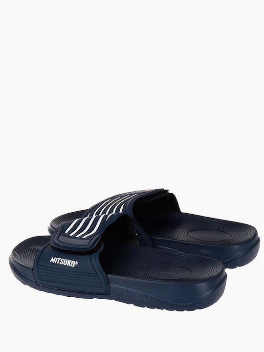 Slides in Blau Farbe