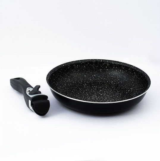 Herzberg Cookware Set Made of Aluminum with Stone Coating 5pcs