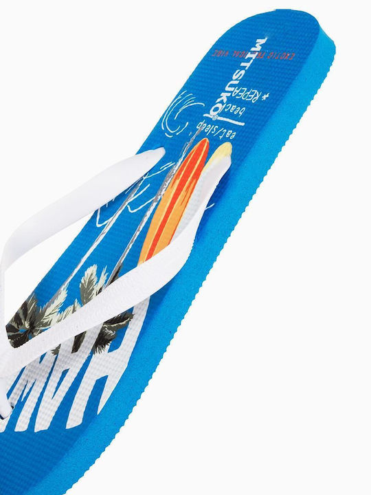 Herren Flip Flops Blau