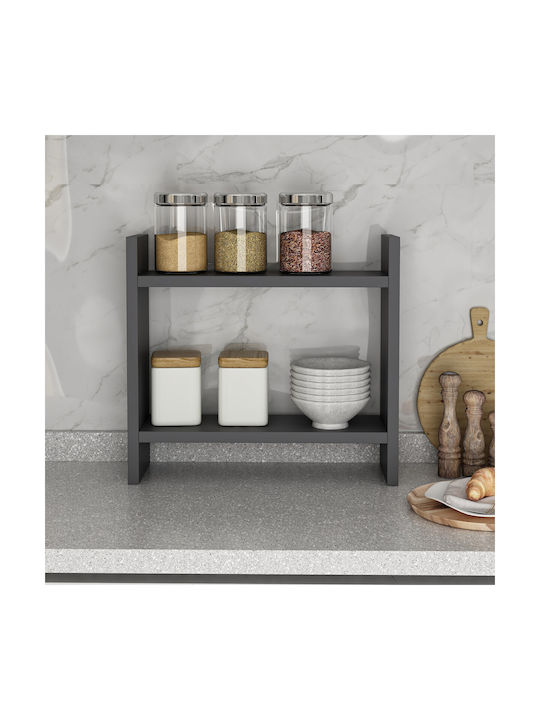 Hanah Home Επιτραπέζια Βάση Πλαστική 34x30x10εκ. Μαύρη