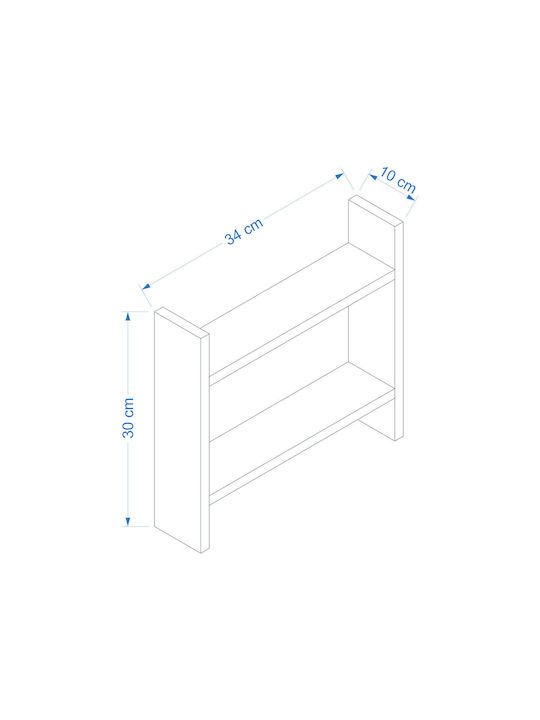Hanah Home Suport De Masă Din Plastic 34x30x10cm Verde