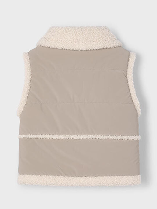 Kinder Freizeitjacke Ärmellos Brown