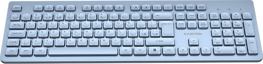 Canyon HKB-W01 Kabellos Nur Tastatur Englisch US Blau