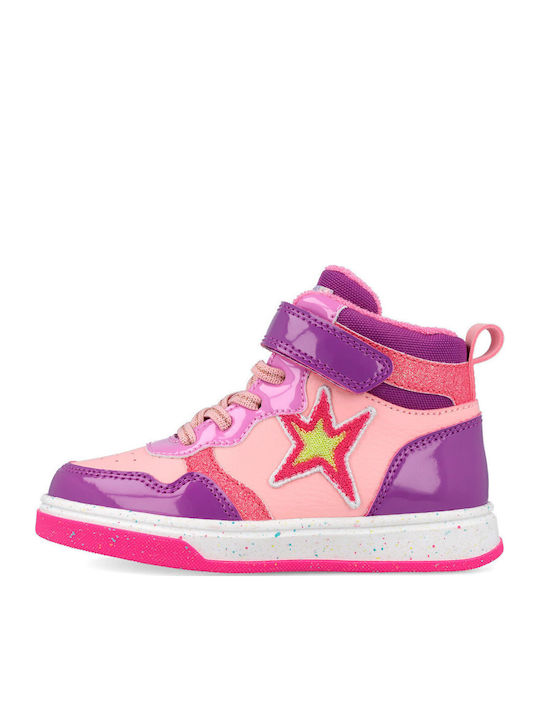 Kids Sneakers High Anatomic Purple