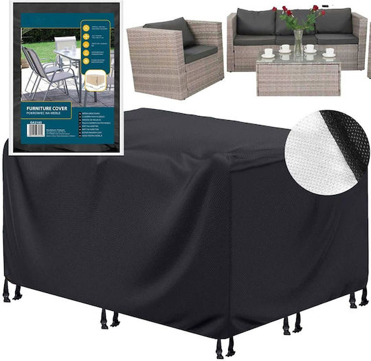 Impermeabil Protecție Capac Canapea 152x104x71buc în Culoare Negru 1buc