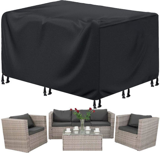 Impermeabil Protecție Capac Canapea 180x120x74buc în Culoare Negru 1buc