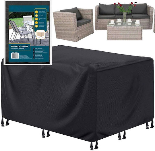 Impermeabil Protecție Capac Canapea 180x120x74buc în Culoare Negru 1buc