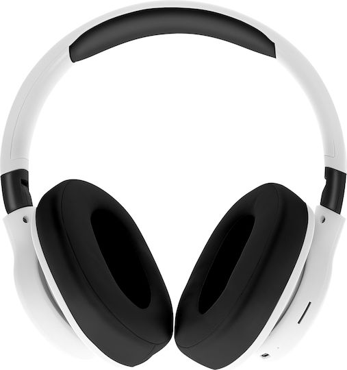 Avizar Wireless / Wired On Ear Headphones with 8 hours of Operation and Quick Charge White