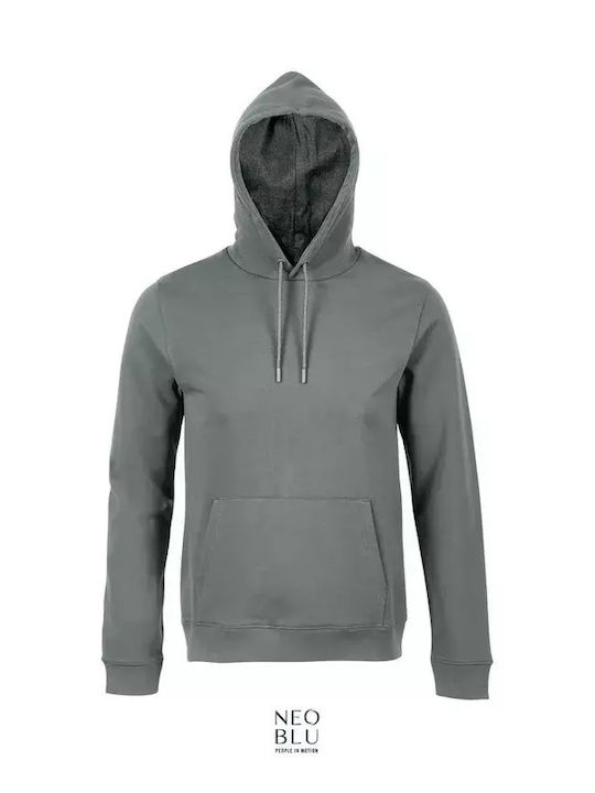Neoblu Bărbătesc Hanorac Promotional Mânecă Lungă Dusty Green