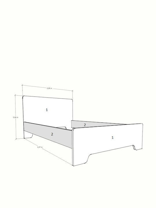 Ecolla Κλασικό Μονό για Στρώμα 90x190cm Ecolla Κλασικό Μονό για Στρώμα 90x190cm