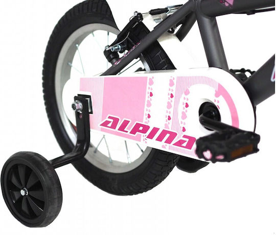 Alpina Beleno Vb 14" Kids Bicycle BMX with Aluminum Frame Gray