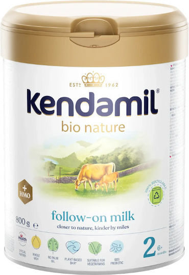 Kendamil Γάλα σε Σκόνη Bio Nature 2 HMO+ για 6+ Μηνών 800gr