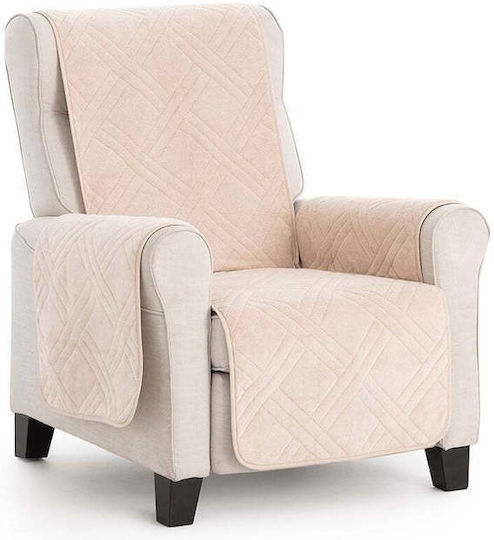 Sofazip Elastic Cover for Four Seater sofa Beige 200εκ. 1pcs SZMATVELVETBEJ