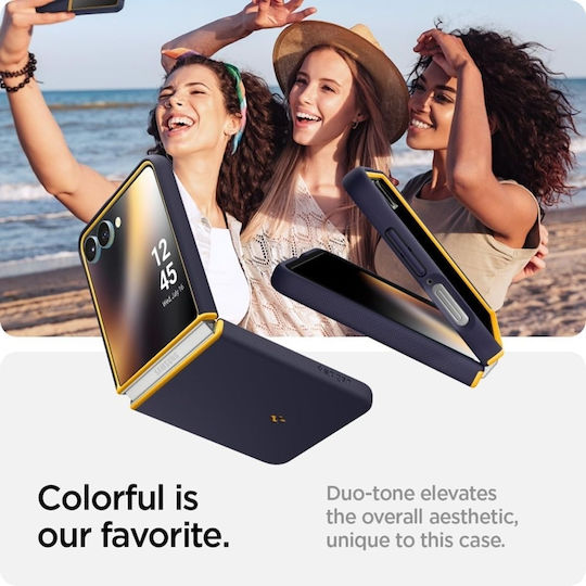Spigen Nano Pop Mag Book Silicone / Plastic Navy Blue (Galaxy Z Flip7)