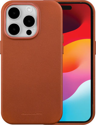 dbramante1928 Umschlag Rückseite Leder Braun (iPhone 15 Pro Max)