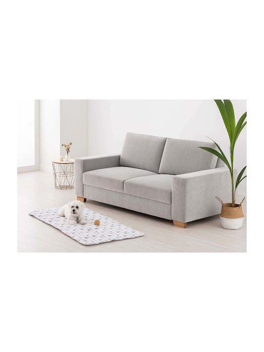 Sofazip Wasserdicht Elastische Abdeckung für Vier-Sitzer-Sofa Gray 220εκ. 1Stück SZTOPZAZU