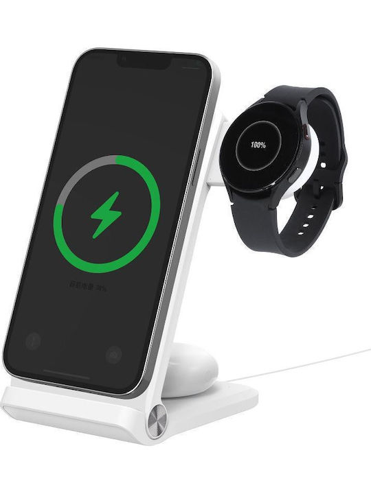 Nillkin Powertrio 3in1 Ladegerät für Galaxy Watch 42mm Weißς