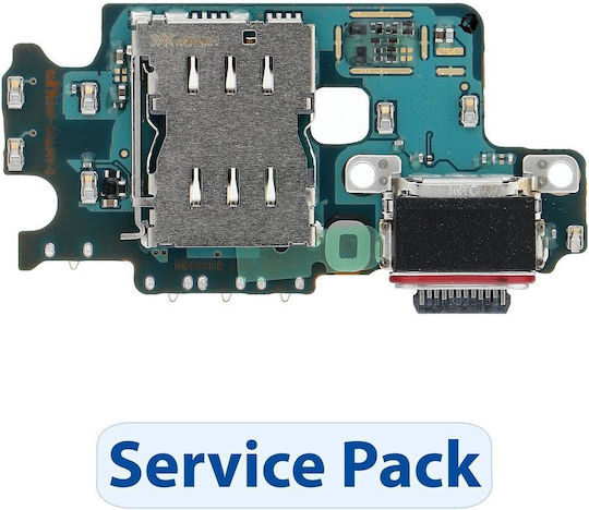 Samsung S25 5G S931 Type C Charging Connector Board+Audio Port+SIM Reader-Microphone Original Service Pack Gh96-18238a