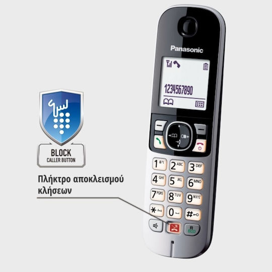 Panasonic KX-TG6852GB Telefon fără fir Negru