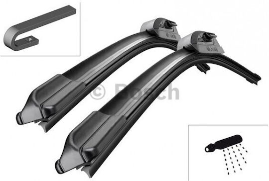 Bosch Aerotwin Retro AR703S Front Set Car Wiper Blades 700mm/650mm Universal Mercedes-Benz Vito Scania S