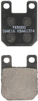 Ferodo Motorcycle Brake Pads for Peugeot Elyseo 1998-2010