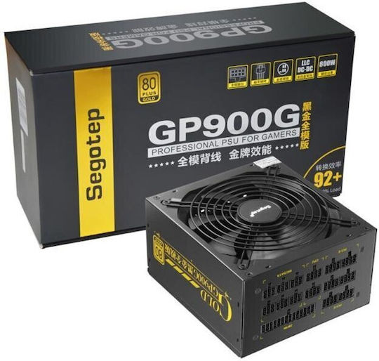 Segotep rev. 2.31 800W Черен Компютърно захранване Пълен модул 80 Plus Gold