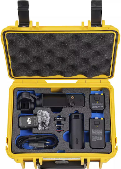 B&W Type 500 Case for DJI Osmo Pocket 3 Creator Combo (Yellow)