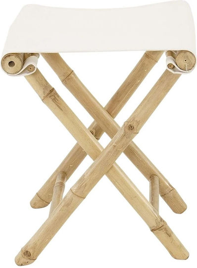 Wooden Outdoor Stool White