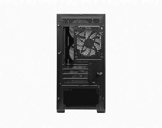 MSI MAG Forge M100A Gaming Micro Tower Carcasă PC cu Panou Lateral și Iluminare RGB Neagră
