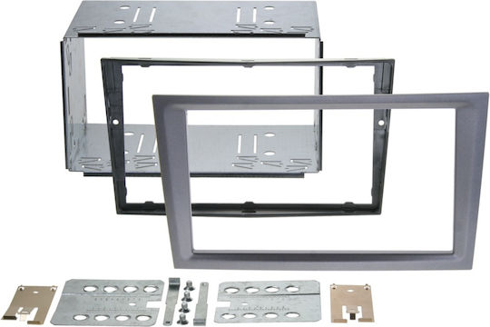 DIN Fascia Panels 2 Din for Opel Astra G, Corsa C, Meriva A, Omega, Signum, Tigra, Vectra C, Vivaro, Zafira A for Opel Astra 2000 2006