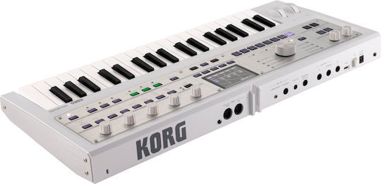 Korg Synthesizer microKORG2 mit 37 Dynamisch Tasten Weiß