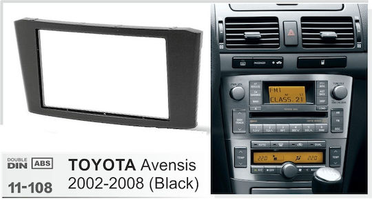 ACV DIN Fascia Panels 2 Din for Toyota Avensis 2003-2009