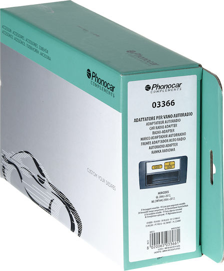 Phonocar Πρόσοψη 1 Din / 2 Din για Mercedes-Benz E Class 2006-2012