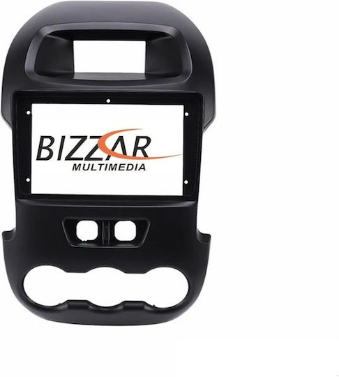 Bizzar DIN-Verkleidungsplatten 2 Din Kompatibel mit Bildschirm 9" für Ford Ranger 2017-2022