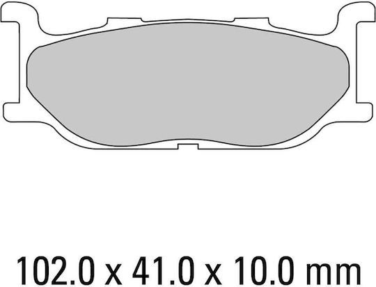 Ferodo Motorcycle Brake Pads Platinum Yamaha T-Max 500 01-03 for Yamaha T-MAX 500 / YP 400 Majesty