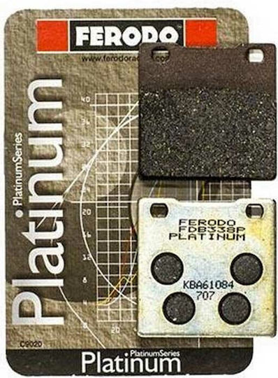 Ferodo Motorcycle Brake Pads Platinum for Yamaha for Yamaha TDM 850 / BT 1100 - Bulldog / TZR / RD 350 / FZ / FZR 400 / XJR / RD 500 / FZR 600 / XJ / XV 750 Virago / YZF 750 / GTS 1000 / YZF 1000 / FJ / V-MAX / FZR 1000R / YZF 1000R / YZF 600R
