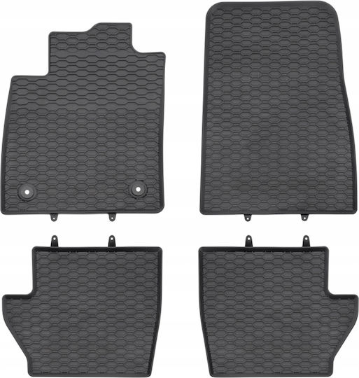Gummimatten Geyer & Hosaja Ford Fiesta 2017-2023 Puma 2019+ 4-teilig Schwarz 888/4c