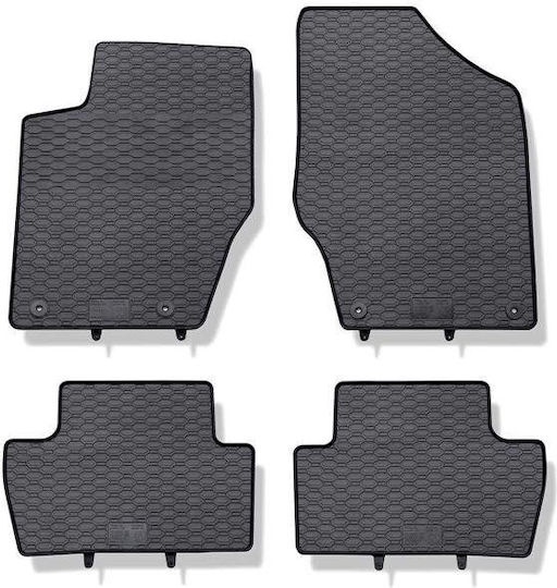 Λαστιχένια Πατάκια Geyer & Hosaja Citroen C4 2004-2010 4 Τεμάχια Μαύρα 824/4c