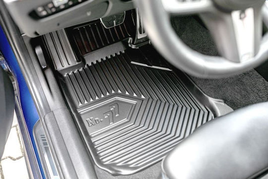 Frogum Set of Front and Rear Mats 4pcs for Alfa Romeo Stelvio 2016 Black