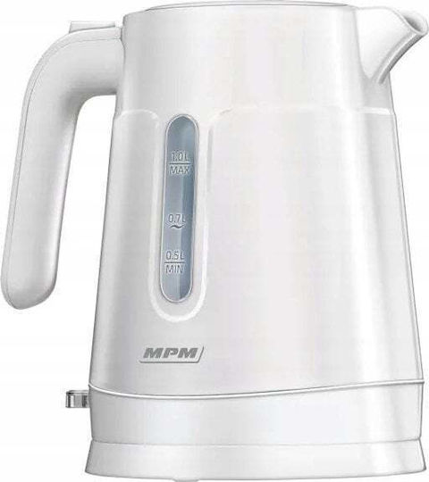 MPM Βραστήρας 1lt 2200W Λευκός