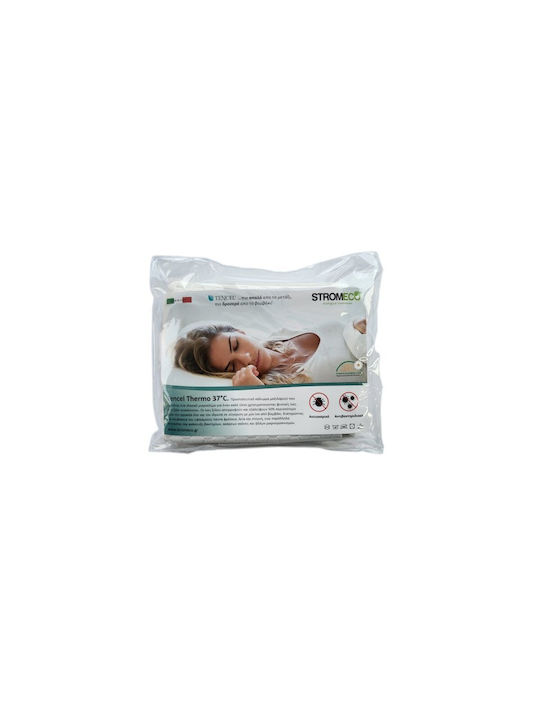 Strom Eco Μαξιλαροθήκη Λευκή 50x70εκ.