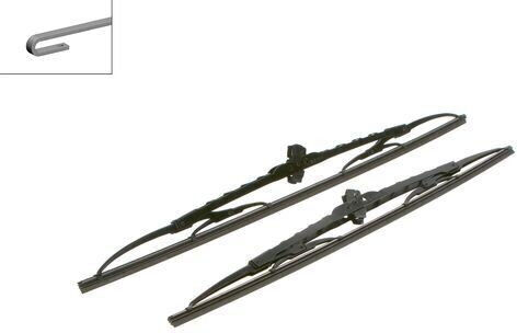 Bosch 533 Front Car Wiper Set 530mm/475mm for Audi A3 Volkswagen Golf IV 1997-2002