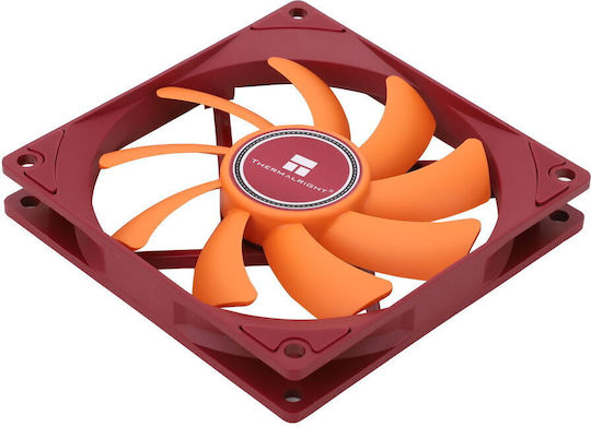 Thermalright Корпусен вентилатор 92мм с Червено осветление 1бр Червен