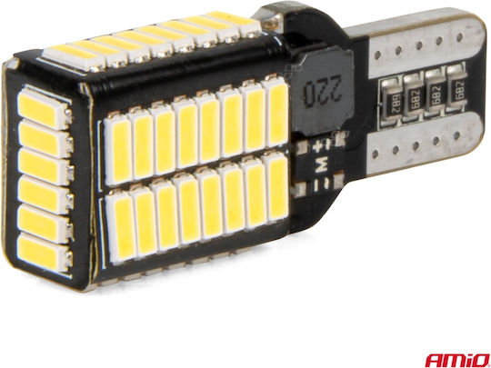 AMiO Lamps Car W16W Canbus LED 6000K Cold White 12-24V 2pcs