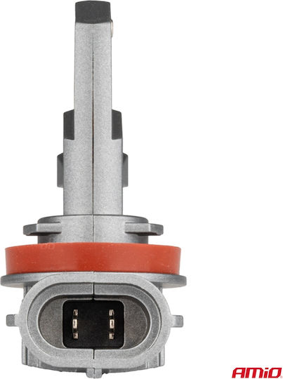 AMiO Lampen Auto H8 / H9 / H11 Canbus LED 6000K Kaltes Weiß 12V 50W 2Stück
