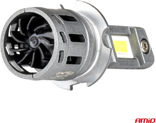 AMiO Крушки За Автомобил H3 Canbus LED 6000K Хладно Бели 12V 30W 2 Броя