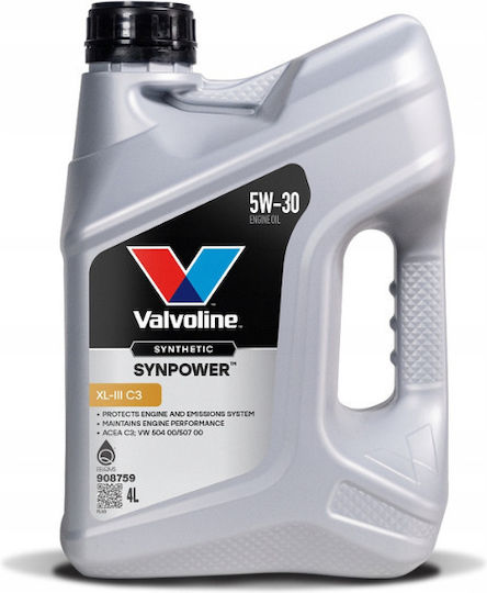 Valvoline SynPower XL-III Συνθετικό Λάδι Αυτοκινήτου 5W-30 4lt