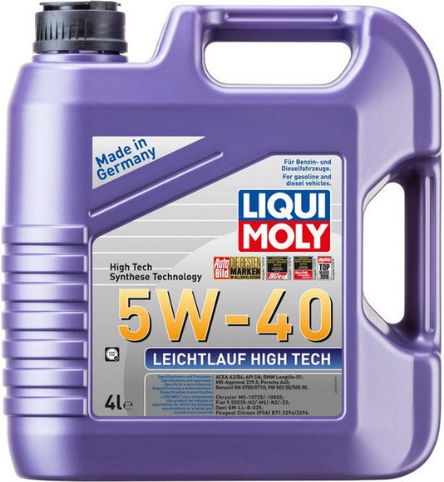 Liqui Moly Leichtlauf High Tech Συνθετικό Λάδι Αυτοκινήτου 5W-40 5lt