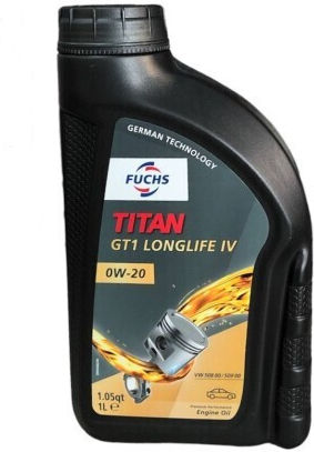 Fuchs Titan Gt1 Συνθετικό Λάδι Αυτοκινήτου 0W-20 1lt