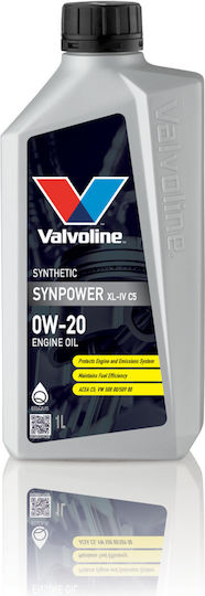 Valvoline Synpower Xl-IV C5 Συνθετικό Λάδι Αυτοκινήτου 0W-20 1lt